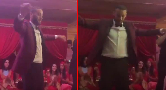 Cenk Tosun'dan Kına Gecesinde Çiftetelli Şov