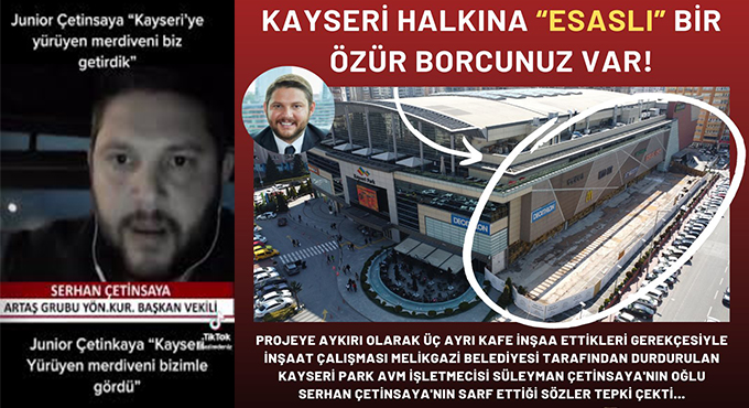 BEŞİKTAŞ AS BAŞKANI SERHAN ÇETİNSAYA'NIN AÇIKLAMALARI BİR ŞEHRİ AYAĞA KALDIRDI!